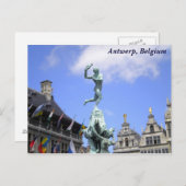 Stadt Antwerpen Postkarte (Vorne/Hinten)
