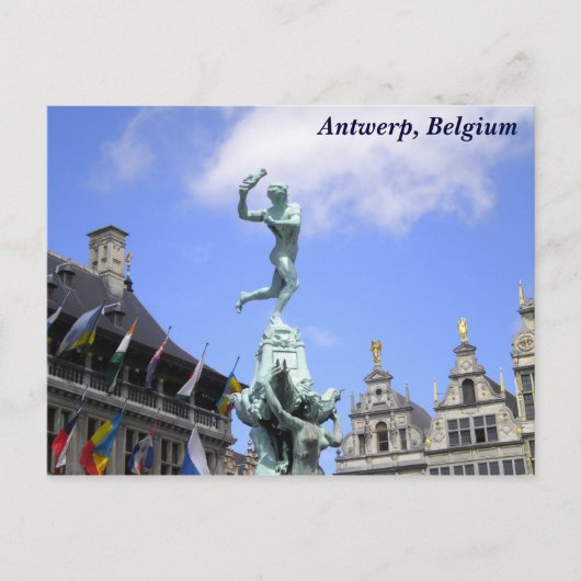 Stadt Antwerpen Postkarte (Vorderseite)