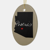 Stadt Arizona Keramikornament (Links)