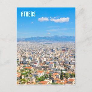 Stadt Athen, Griechenland Postkarte