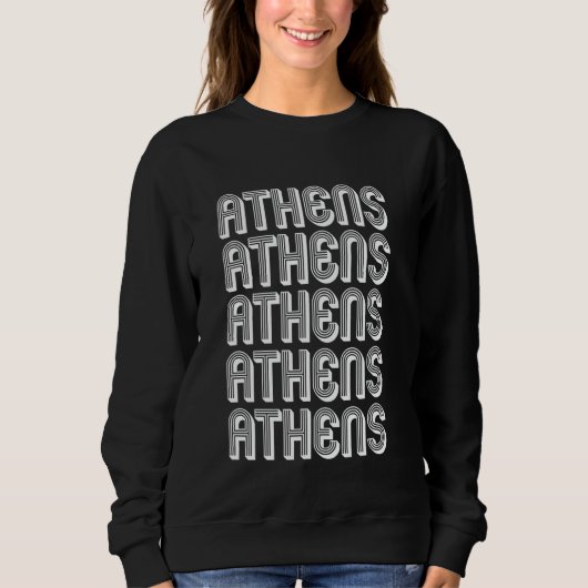 Stadt Athen Sweatshirt (Vorderseite)
