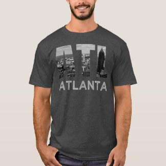 Stadt Atlanta Georgia Skyline City Downtown T-Shirt