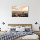 Stadt auf den Azoren Leinwanddruck (Insitu (Schlafzimmer))