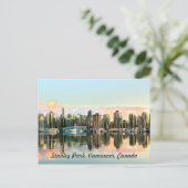 Stadt auf der Wasserpostkarte Postkarte (Stehend Vorderseite)