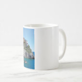 Stadt auf einer Klippe Kaffeetasse (VorderseiteRechts)