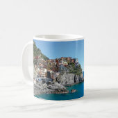 Stadt auf einer Klippe Kaffeetasse (Vorderseite Links)