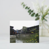 Stadt auf Wasser im Frühling / China Suzhou Postkarte (Stehend Vorderseite)