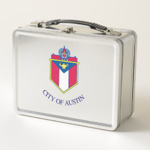 Stadt Austin Metall Brotdose