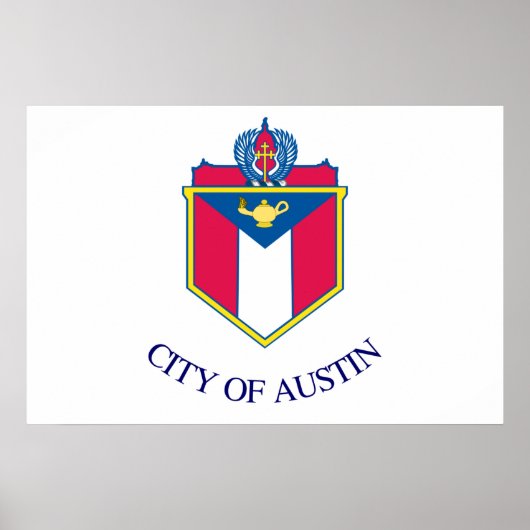 Stadt Austin (Texas) Poster (Vorne)