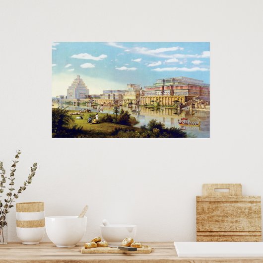 Stadt Babylon Poster (Küche)