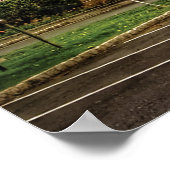 Stadt - Bahnhof Poster (Ecke)