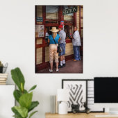 Stadt - Bahnhof Poster (Heimbüro)