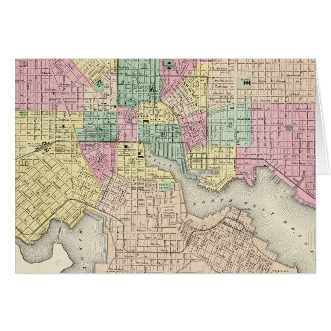 Stadt Baltimore Maryland (Vorderseite (Horizontal))