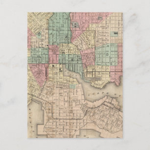 Stadt Baltimore, Maryland Postkarte
