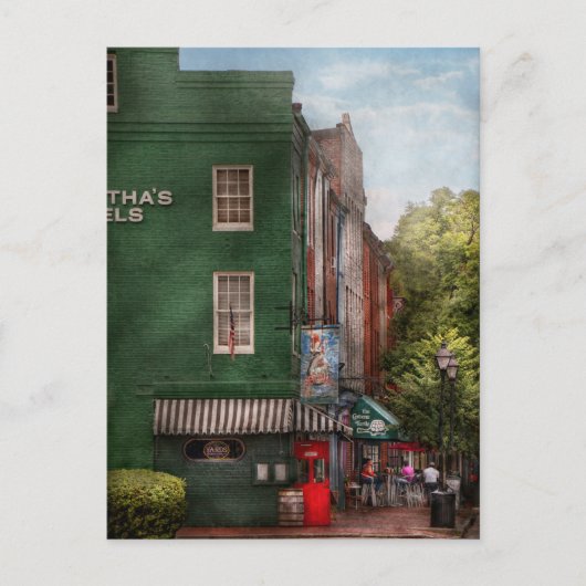 Stadt - Baltimore, MD - Fells Point, MD - Bertha's Postkarte (Vorderseite)