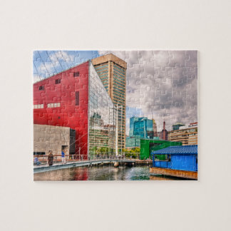 Stadt - Baltimore MD - Hafen - Stadt der Zukunft Puzzle