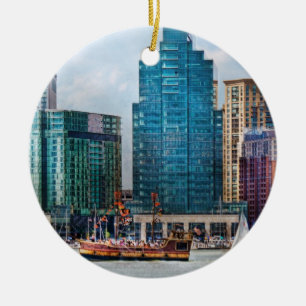 Stadt - Baltimore MD - Harbor East Keramikornament