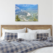 Stadt Banff vom Gipfel des Schwefelberges Leinwanddruck (Insitu (Schlafzimmer))