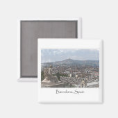 Stadt Barcelona Spanien Stadtbild Magnet (Vorderseite/Rückseite)