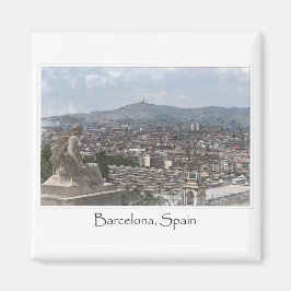 Stadt Barcelona Spanien Stadtbild Magnet