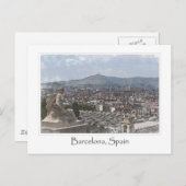 Stadt Barcelona Spanien Stadtbild Postkarte (Vorne/Hinten)