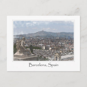 Stadt Barcelona Spanien Stadtbild Postkarte