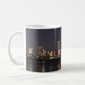 Stadt bei Nacht Kaffeetasse (Links)