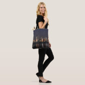 Stadt bei Nacht Tasche (Am Model)
