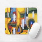 Stadt beleuchtet Mausunterlage Mousepad (Mit Mouse)