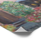 Stadt Bellagio, Italien Poster (Ecke)