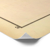 Stadt Bellaire, Ohio Poster (Ecke)