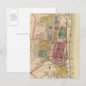 Stadt Bellaire, Ohio Postkarte (Vorne/Hinten)