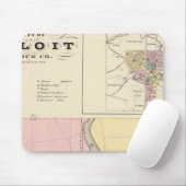 Stadt Beloit, Rock Co und Shullsburg Mousepad (Mit Mouse)