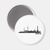 Stadt Berlin - Skyline 1c Magnet (Vorderseite/Rückseite)