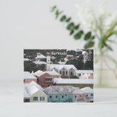 Stadt Bermuda Postkarte (Stehend Vorderseite)