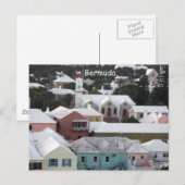 Stadt Bermuda Postkarte (Vorne/Hinten)
