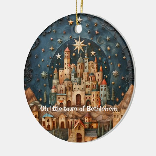 Stadt Bethlehem Personalisierte Ornament (Links)