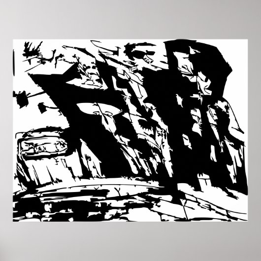 STADT BLACKOUT POSTER (Vorne)