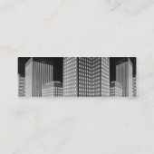 Stadt-Block-Visitenkarte Mini Visitenkarte (Rückseite)