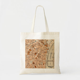 Stadt Bordeaux Vintage Karte Tragetasche