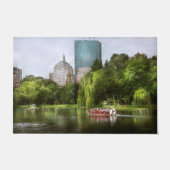 Stadt - Boston MA - allgemeiner Garten Bostons Fußmatte (Vorderseite)