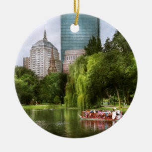 Stadt - Boston Ma - Boston Public Garden Keramikornament