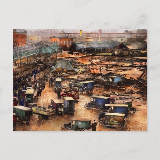 Stadt - Boston Ma - Die Großen Molassen überschwem Postkarte (Vorderseite)