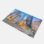 Stadt Boston, Massachusetts, USA Fußmatte (Schrägansicht)