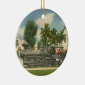 Stadt Bradenton Dampflokomotive Keramik Ornament (Rechts)