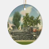 Stadt Bradenton Dampflokomotive Keramik Ornament (Links)