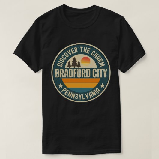 Stadt Bradford, Pennsylvania T-Shirt (Design vorne)