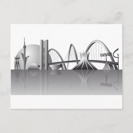 Stadt Brasilia Postkarte (Vorderseite)