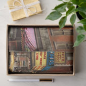 Stadt - Brattleboro VT - kein Parkplatz auf der Ma Seidenpapier (Geschenk)