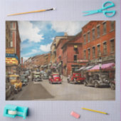 Stadt - Brattleboro VT - kein Parkplatz auf der Ma Seidenpapier (Basteln)